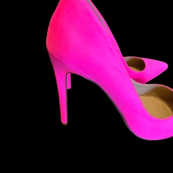 Neon Pink Stiletto Heels  4003  NWT Boutique - Picture 5 of 9